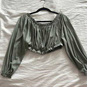 Off the shoulder Zara top